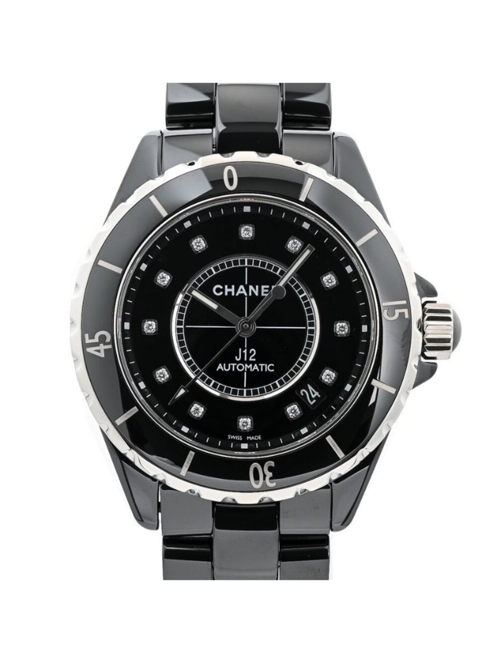 Chanel Watch 38 Black
